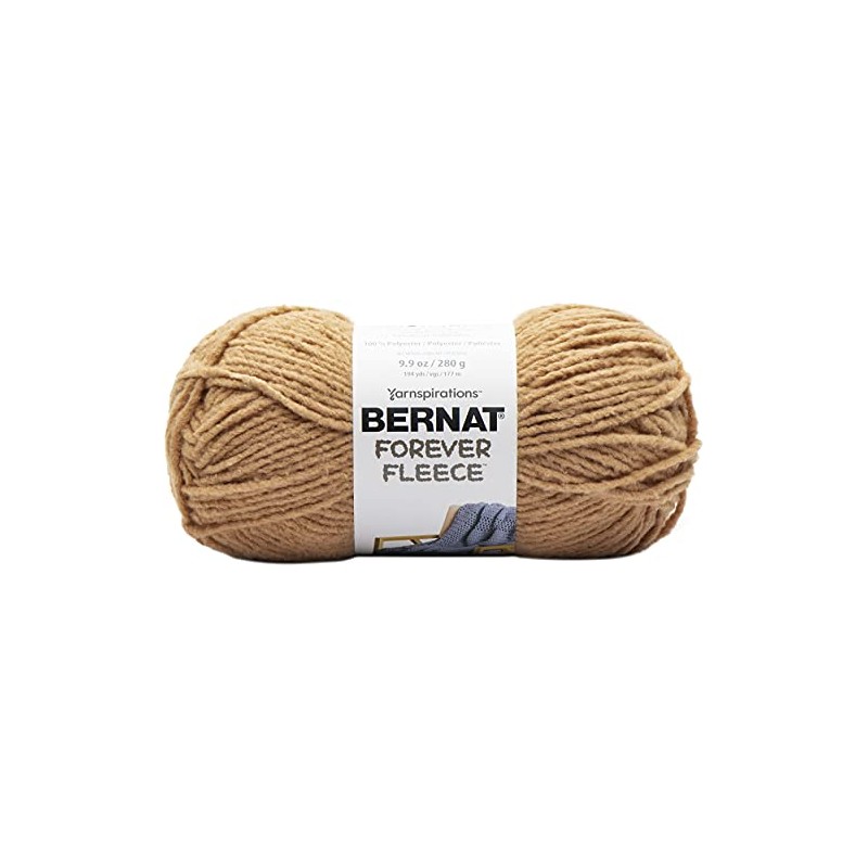 Bernat Forever Fleece Yarn, 1 Pack, Bergamont