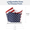 American Flag Cupcake Wrappers, Set of 30 – Patriotic Baking