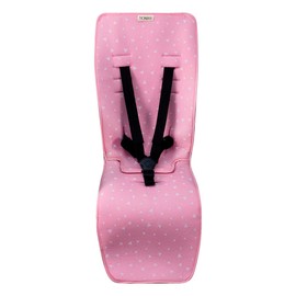 JYOKO Kids Pram Liner for Stroller Compatible with Joolz y Baby Jogger City Mini, City Mini GT2, City Mini Zip, City Mini Tour Y Joolz. Made of 100% Cotton (Pink Sparkles)