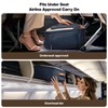 mixi 16 Inch Underseat Carry-On Luggage, Softside Suitcase with Wheels,