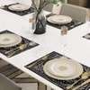 ZSYTZL Placemats Set of 4 Washable Durable Table Placemats for