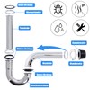 Universal Siphon Extra Long 200 mm Immersion Pipe: Syphon Bathroom