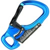 Kong Tango Carabiner Hook with Large Opening, Turquoise/Black