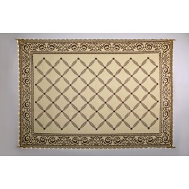 Stylish Camping L118117WL 8-feet by 11-feet LED Illuminated Patio Mat - Outdoor Patio Brown/Beige RV Camping Mat