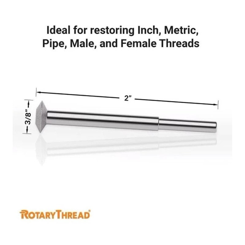 RotaryThread Rotary Thread 2 -Piece Set Set Thread filing Accessory