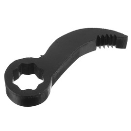 SHINEOFI Adjustable Crowbar Adapter Head for Car Repair Crescent Shaped Wrench Tool for Half Shaft Removal Compact Ratchet Mechanism for Tight Spaces and Enhanced Efficiency