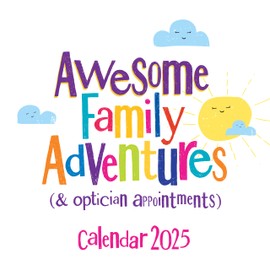 2025 The Bright Side Square Family Planner Organiser Wall Calendar
