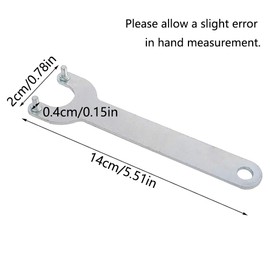 TopHomer Grinder Flange Angle Wrench Metal Lock Nut Angle Grinder Tool Compatible with Dewalt Milwaukee Angle Grinder Flange, 9005BZ 9015B and More(Set B)