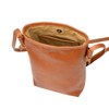 [ANON] Anon SL-G-1727 Goat Leather Vertical Shoulder Bag (Women's, Cross-body
