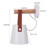 Modern Wooden Iron Bedroom Wall Mount Lamp Porch Corridor Study