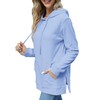 Beimuc XL Sky Blue Hoodies for Women 2025 Fashion LightWeight