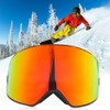 Dual Layer Anti Fog Protective Goggles with Magnet Lock for