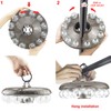 HONWELL Patio Umbrella Light, 3xD Battery Operated Umbrella Pole Light