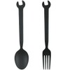 Nagao Professional Spanner Spoon Spanner Fork Black Set of 2