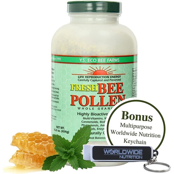 Y.S. Eco Bee Farms 100% Pure, Wild Crafted Bee Pollen Granules - Organic Bee...