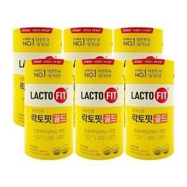 Chong Kun Dang Health Lacto Fit Gold 2g x 50 sachets x 6 cans / 종근당건강 락토핏 골드 2g x 50포 x 6통