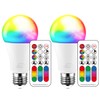 ILC Color Changing LED Light Bulb, 120 Colors, 2700K Warm