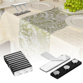 streeHerjjkeA1 Pack of 10 Magnetic Tablecloth Weights for Tablecloths, Extra Heavy Magnetic Weight