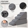 Dog Stairs and Ramp for High Bed, 5-Step Dog Steps