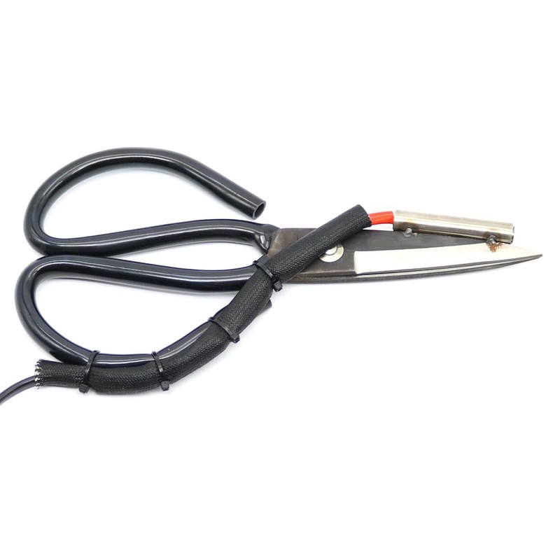 Adjustable Temperature Electric Heating Tailor Scissors with Switch Controller
