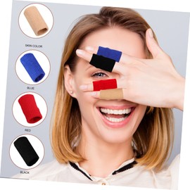 Ciieeo 40Pcs Finger Sleeves Elastic Finger Compression Brace for Relief Finger Support Protection Lightweight Breathable for Swollen Injured Fingers