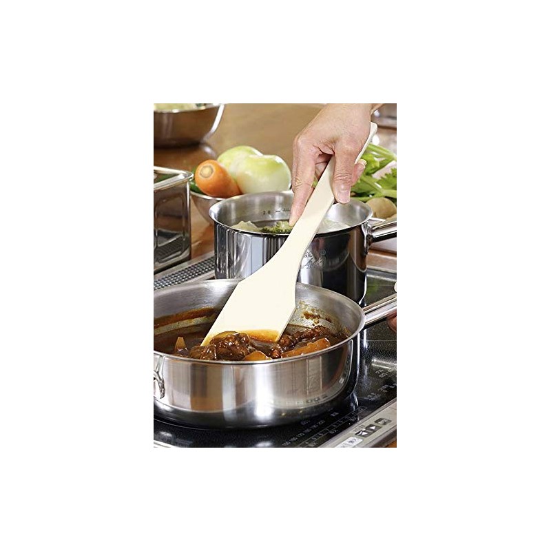 EBM TPX樹脂 抗菌耐熱 角スパテル 300