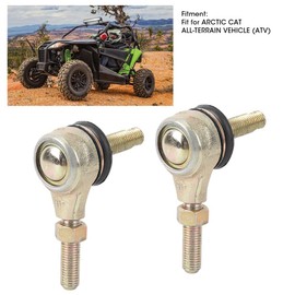 Tie Rod End Kit Fit for Arctic Cat All Terrain Vehicle (ATV), Steel Alloy Tie Rod End Ball Joint Kit Replacement, OE: 0505-874/0505-875/0405-010/0405-011