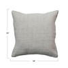 Creative Co-Op, Natural Patterned Edge Woven Cotton and Linen Pillow
