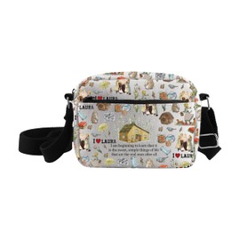CMNIM House On Prairie Merch Laura TV Show Gift Prairie Book Gifts Bag 70s Farmhouse Gifts for Laura Fans Crossbody Bag (Beginning to Learn H CB)