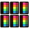 600 Pieces Sticky Index Tabs Page Flags, Transparent Sticky Notes Book Sticky Tabs for Annotating Books, Neon Pop Up Index Tabs Self-Adhesive Page Marks for Classify File