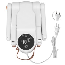 Electric Shoes Dryer Boot Dryer Folding Extending Boot Warmer with Heat Blower 4 Heads 2 Pairs Capacity, Portable Adjustable Shoes Dryer Rack with Timer Function Drying for Shoes Gloves Hats Socks