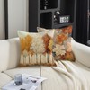 TAJWE Fall Pillow Covers 18x18 Set of 2 Autumn Leaves