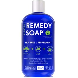 Truremedy Naturals Remedy Tea Tree Oil Body Wash - Body Wash That Helps Body Odor, Ringworm, & Skin Irritations - Tea Tree Soap Body Wash (1 pk, 12 oz)