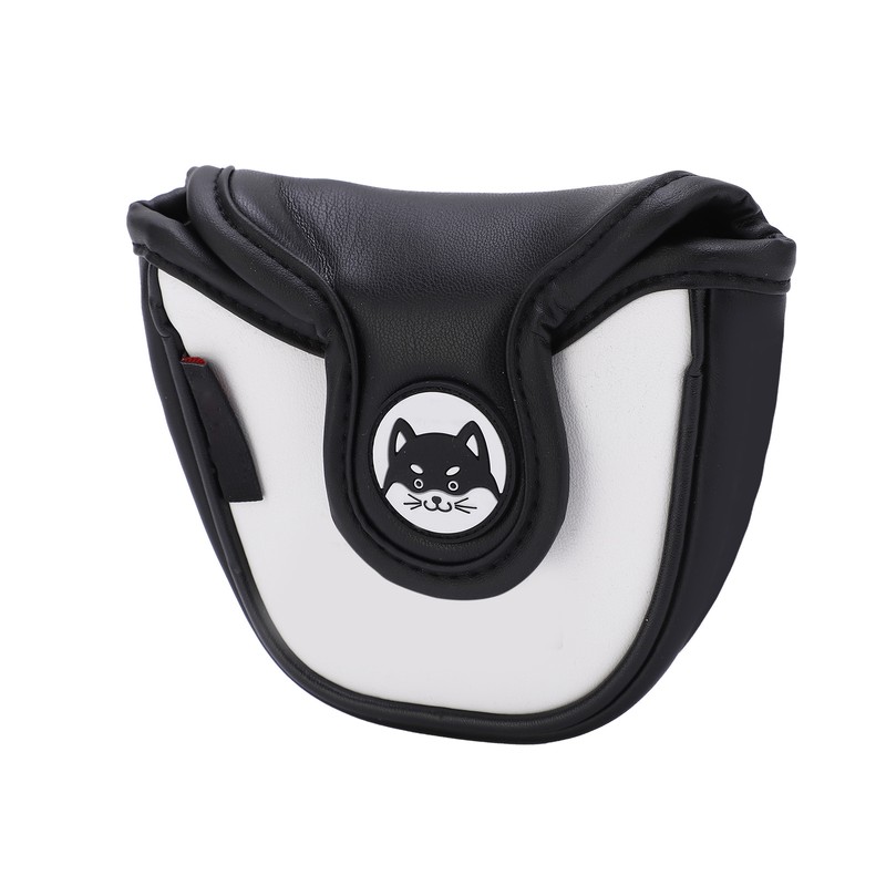 PU Leather Golf Putter Head Covers with Magnetic Closure Waterproof