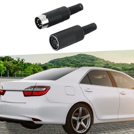 A ABSOPRO DIN 7 Pin Female + Male Adapter Socket Audio AV Connector