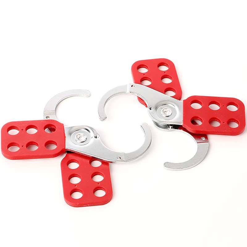 WUWEOT 8 Pack Lockout Tagout Hasp, Tamper-Proof Padlock Hasp, Stainless
