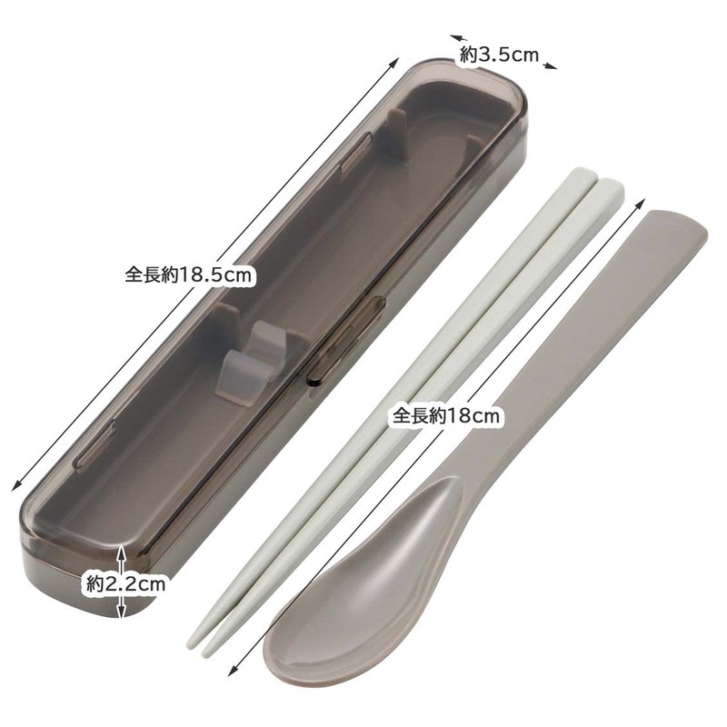 Skater CAC1AAG-A Chopsticks 7.1 inches (18 cm), Spoon and Chopsticks