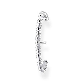 Thomas Sabo Women's Single Stud Earrings 925 Sterling Silver, 2,50 cm, Sterling Silver, Not applicable,