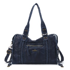 Angel Kiss Hobo Bags For Women Vegan Leather Hobo Satchel Handbags Large Tote Purses Shoulder Bag