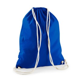 minimutz Cotton Drawstring Gym Bag – Shoe Bag for Painting Printing – Sports Bag Gym Bag Jute Backpack, [02] Royal Blue