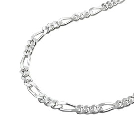 Bracelet Thin Figaro Chain Silver 925-19cm