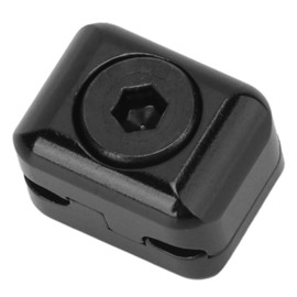 Arrow Rest Cable Clamp Buckle,Drop Away Arrow Rest Clamp Buckle Metal Fastener Clip Archery Bowstring Adjustment Knob for Compound Bow Drop Away (Black)