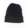 Invero, Merino Reversible Beanie Sany, 100% Wool, black