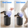 URALFA Motion Sensor Trash Can with Lid, 3 Gallon /