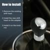 X AUTOHAUX Car 6 Speed Manual Gear Shift Knob for