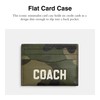 Coach Men's Flat Card CASE, Camo, One Size