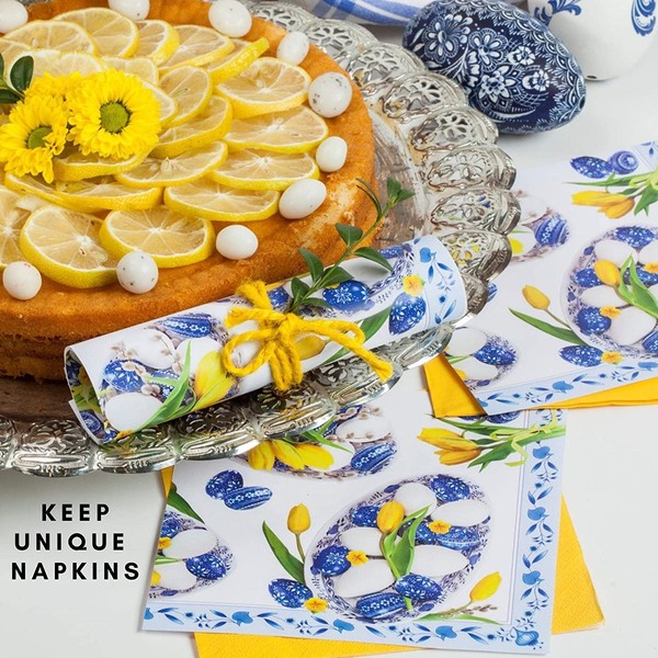 Keep Unique 20-ct 13x13 Garden Paper Summer Landscapes Luncheon Decoupage