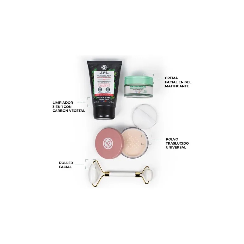 Set Regalo Polvo Traslúcido, Mascarilla Y Crema Facial