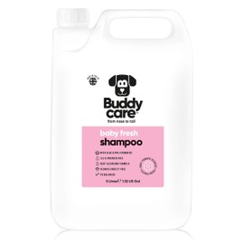 Baby Fresh Dog Shampoo by Buddycare | Deep Cleansing Shampoo for Dogs | Fresh Scented | with Aloe Vera and Pro Vitamin B5 (169.07oz)