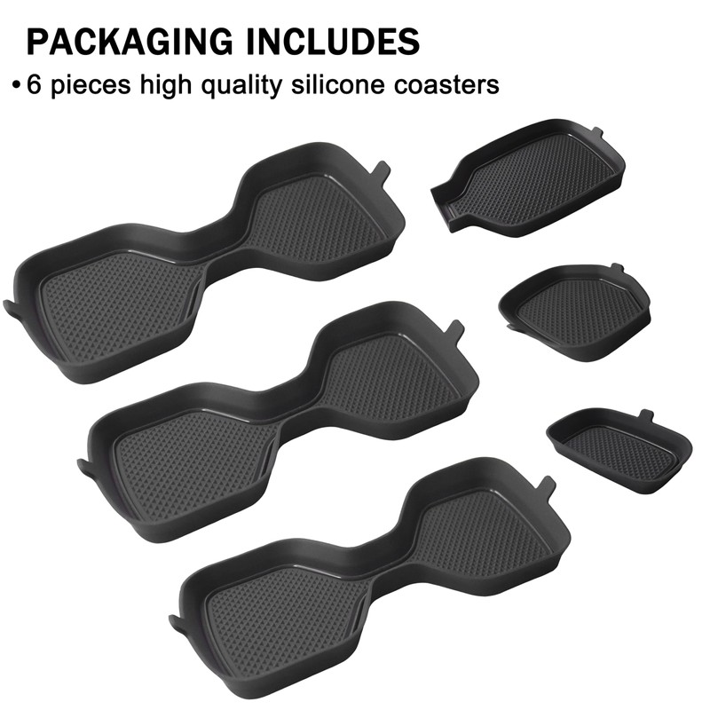 SENSHINE Cup Holder Coaster for Kia Telluride Accessories 2020 2021